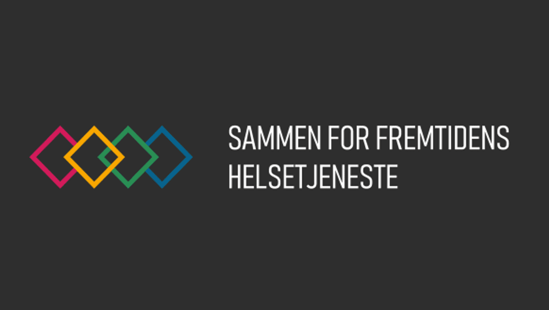 svart side med logo Helseinnovasjonssenteret og tekst sammen for fremtidens helsetjeneste