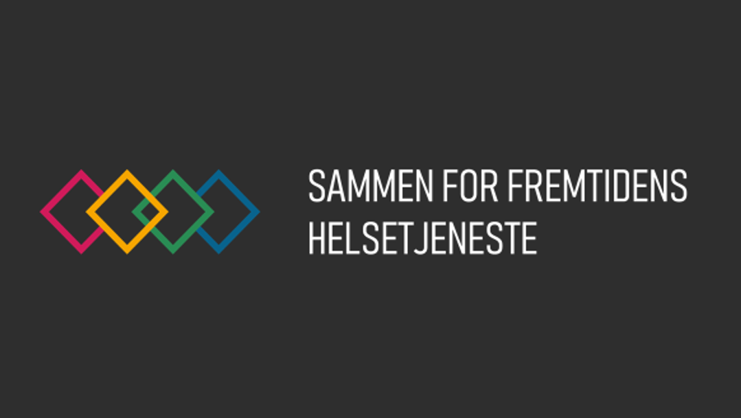 svart side med logo Helseinnovasjonssenteret og tekst sammen for fremtidens helsetjeneste