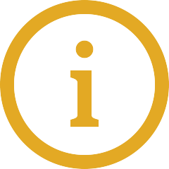 Yellow information icon