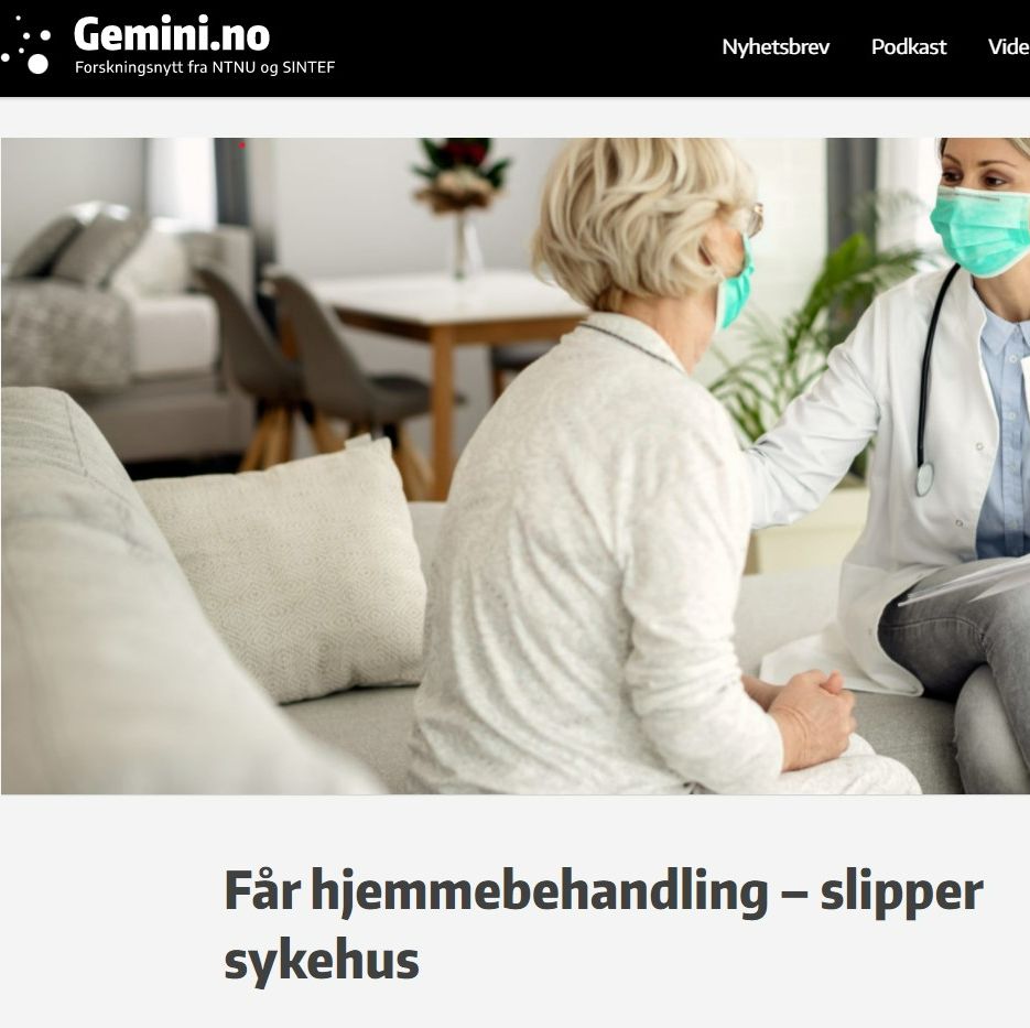 bilde fra Gemini nettside om hjemmesykehus